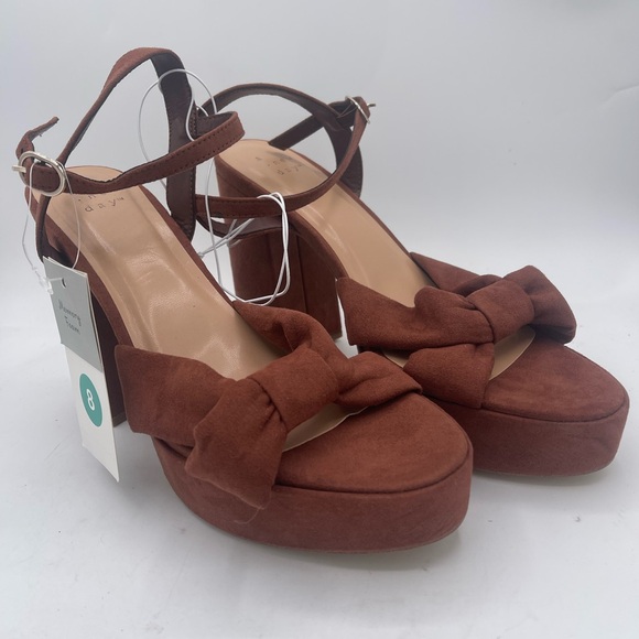 A New Day Riah Brown Women’s Heels Size 8 NWT - Picture 4 of 10